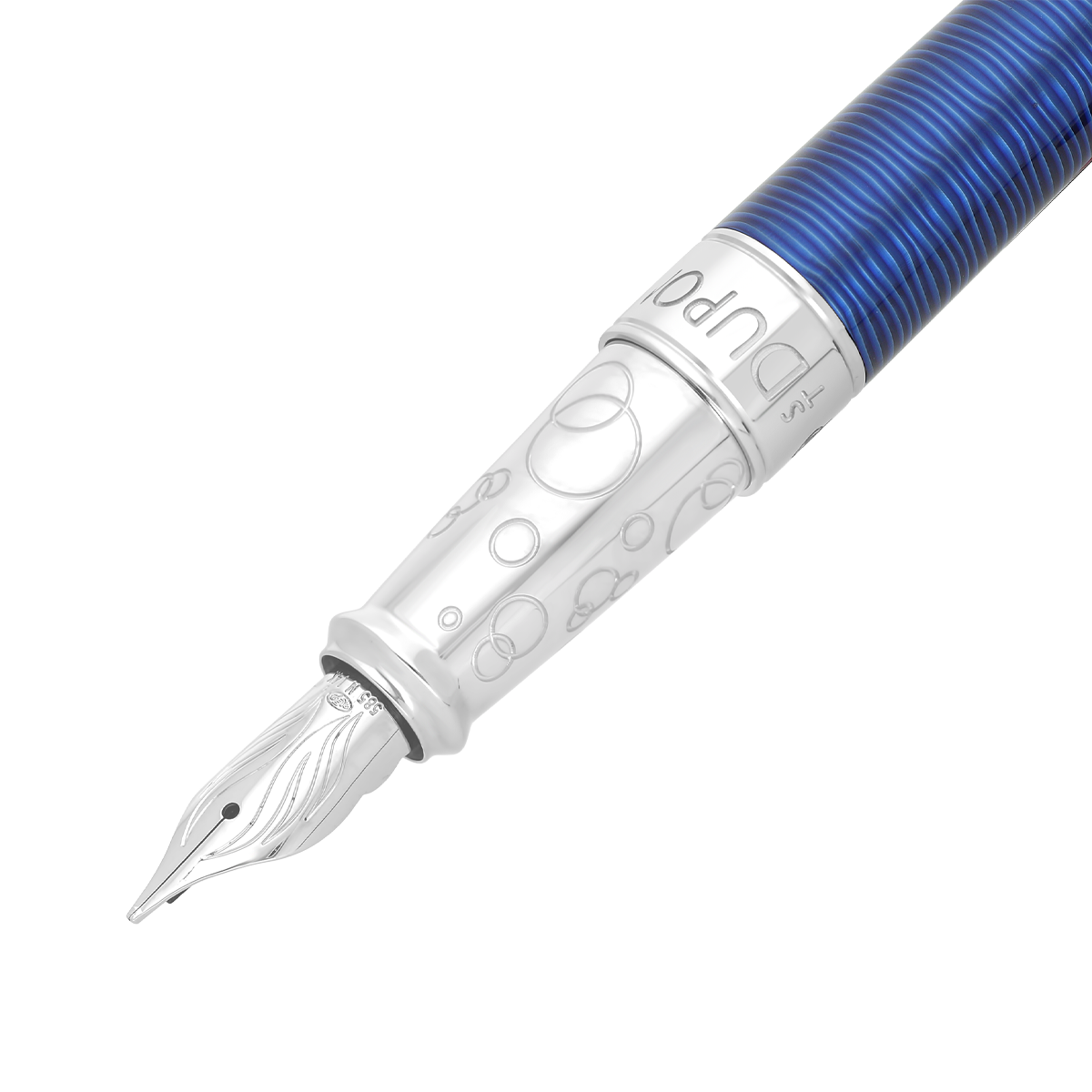 Перьевая ручка Gulfstream 20,000 Leagues Under The Sea 420051LF Цвет Синий Отделка палладием и натуральным лаком | S.T. Dupont