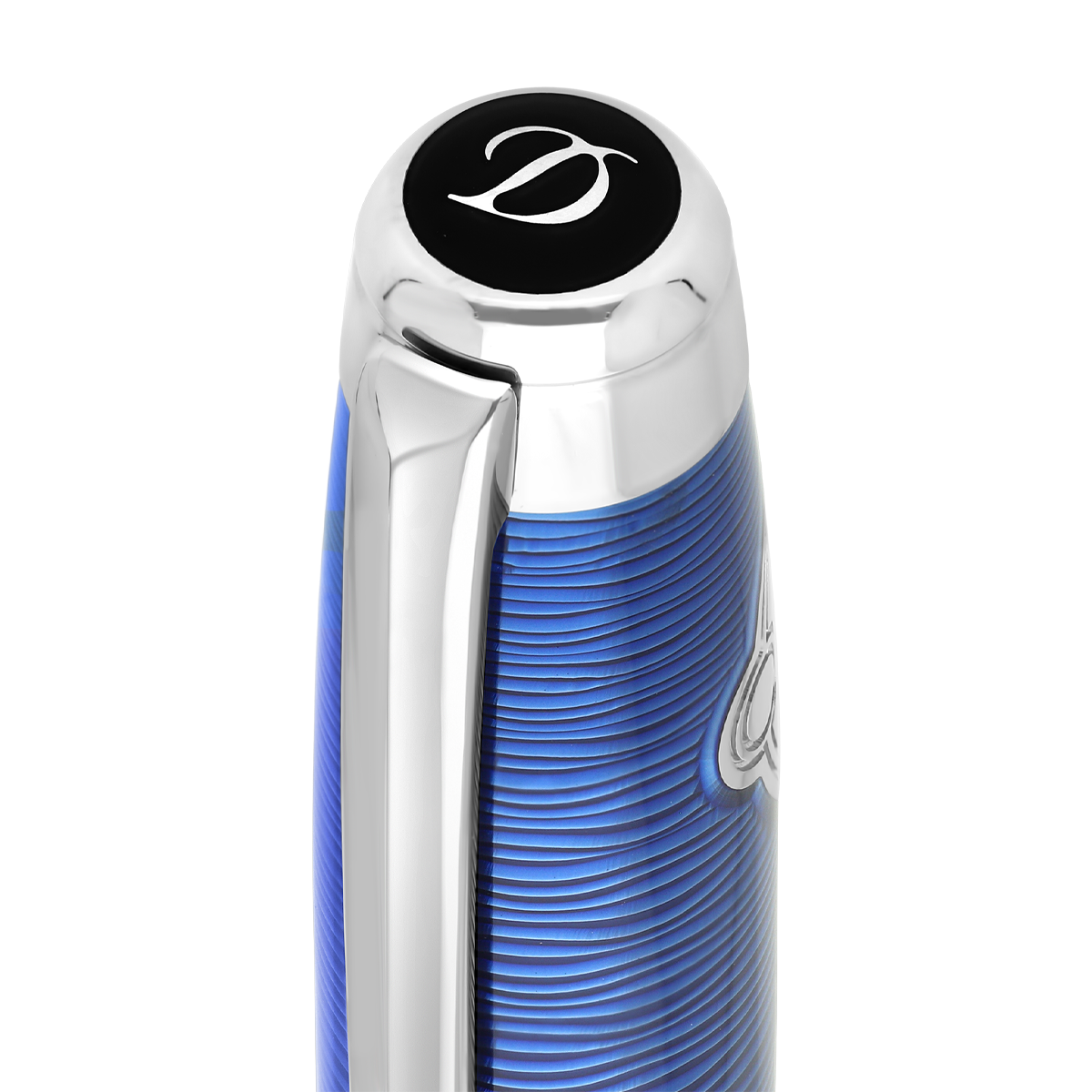 Перьевая ручка Gulfstream 20,000 Leagues Under The Sea 420051LF Цвет Синий Отделка палладием и натуральным лаком | S.T. Dupont