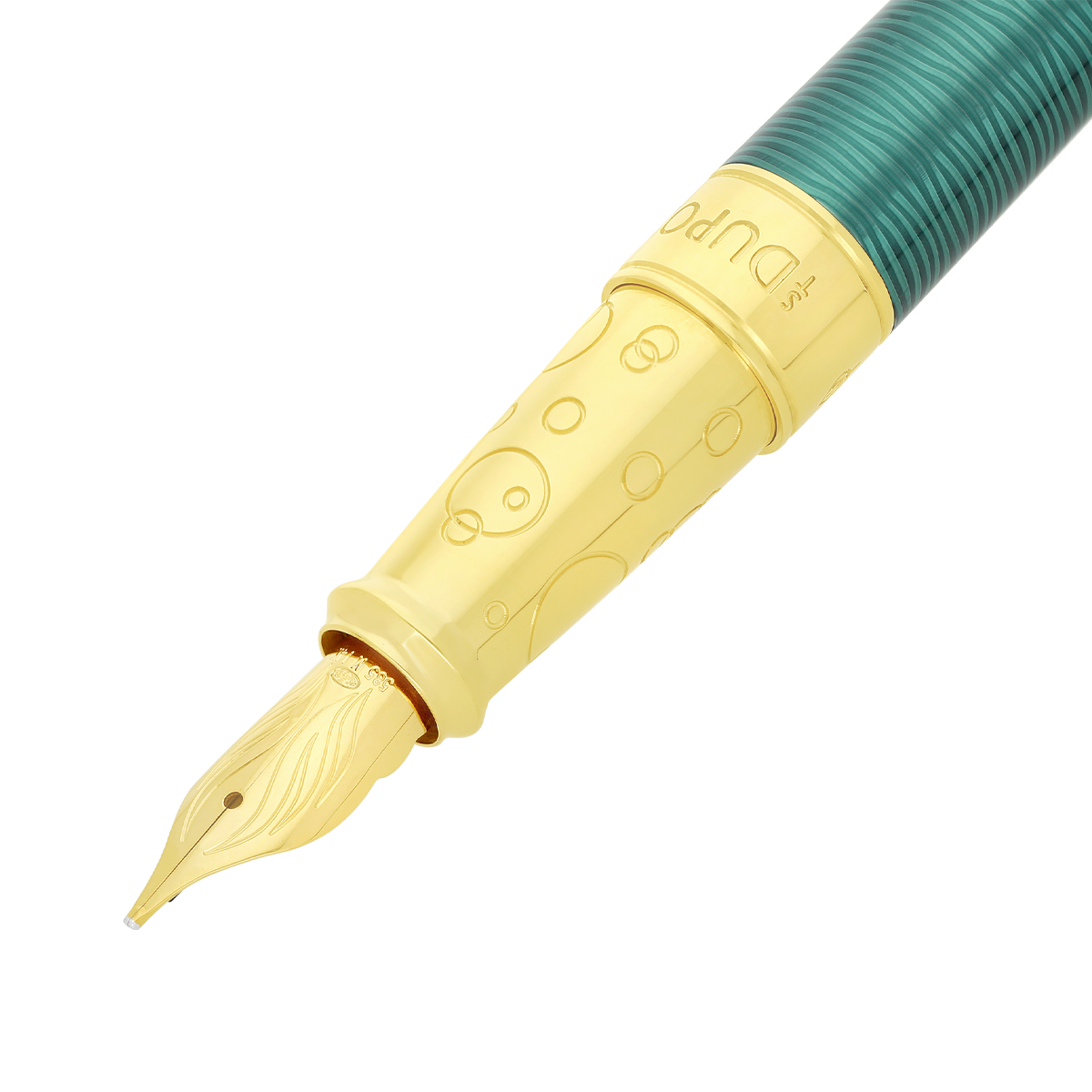 Перьевая ручка The Pacific 20,000 Leagues Under The Sea 420052LF Цвет Зелёный Отделка позолотой и натуральным лаком | S.T. Dupont
