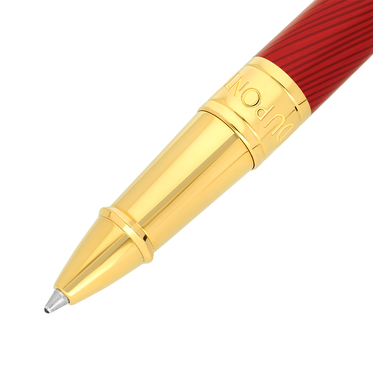 Ручка-роллер Horse D-Initial 272080 Цвет Красный Отделка позолотой и красным лаком | S.T. Dupont