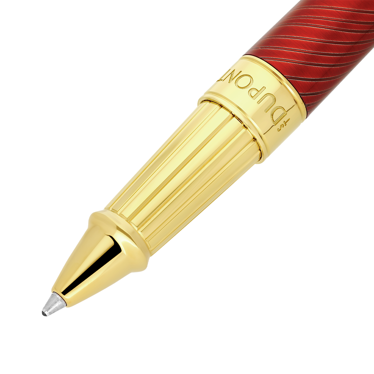 Ручка-роллер Horse Line D 422080L Цвет Красный Отделка позолотой и красным лаком | S.T. Dupont