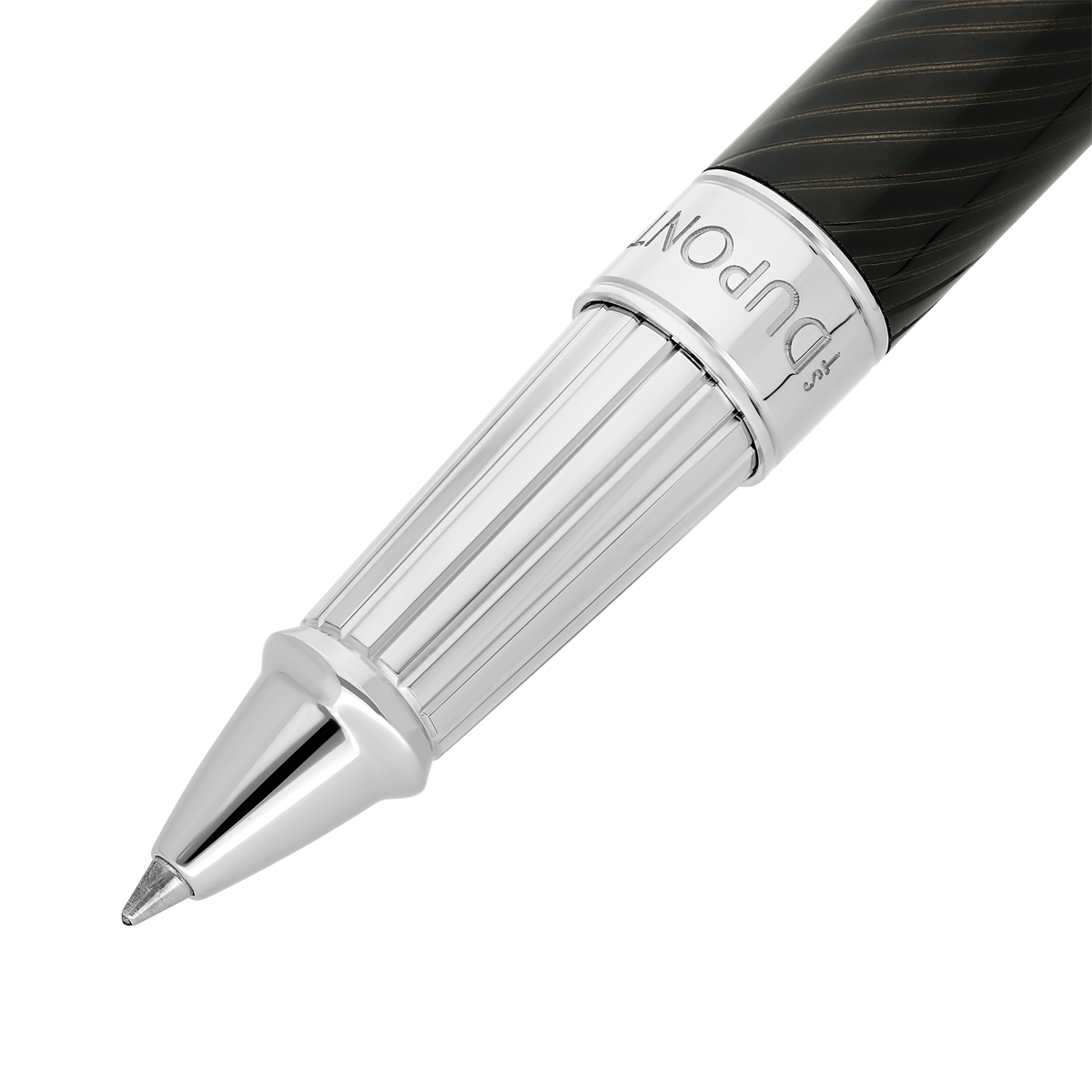 Ручка-роллер Horse Line D 422088L Цвет Чёрный Отделка палладием и натуральным лаком | S.T. Dupont