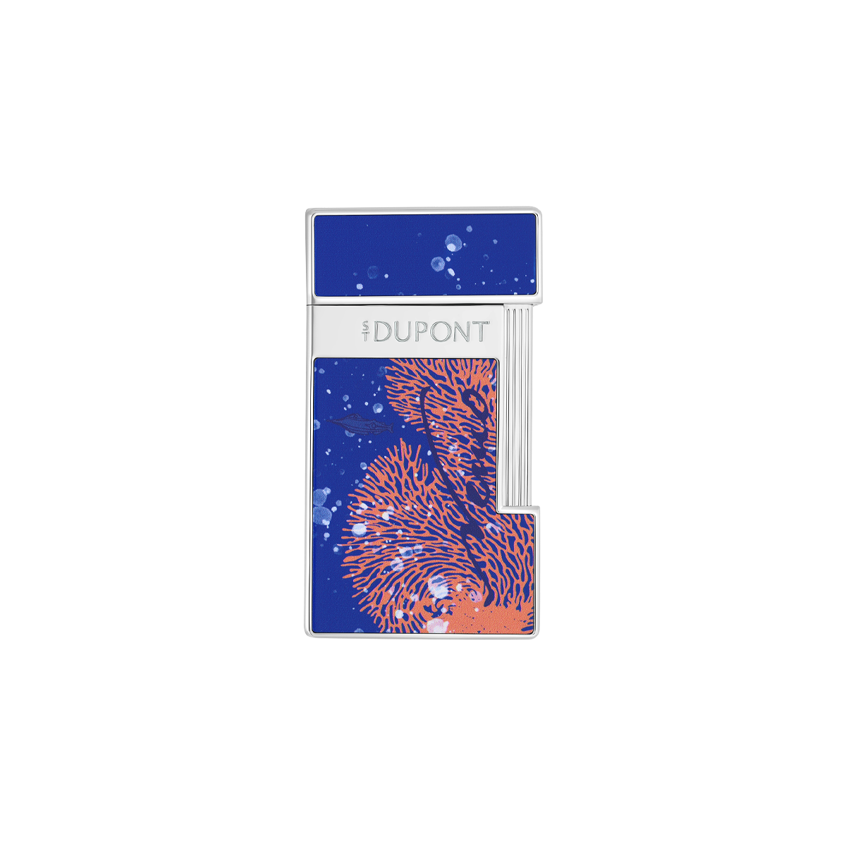 Зажигалка Vanikoro 20,000 Leagues Under The Sea 28053 Цвет Синий Отделка хромом и лаком | S.T. Dupont
