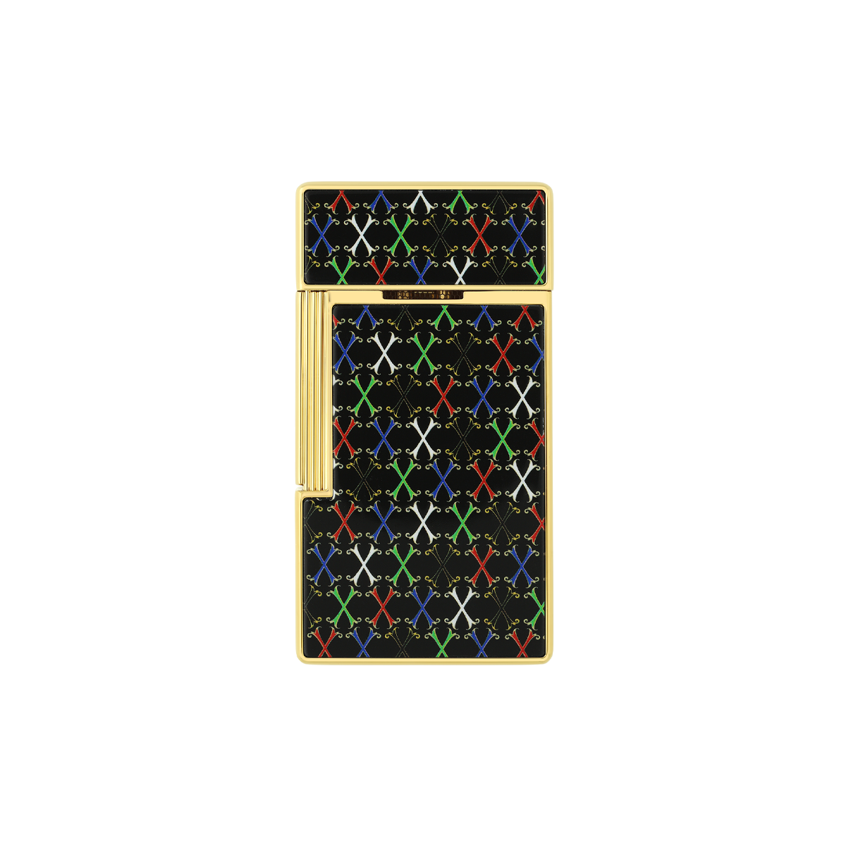 Зажигалка Fuente Biggy 25060 Цвет Многоцветный Отделка позолотой и лаком | S.T. Dupont