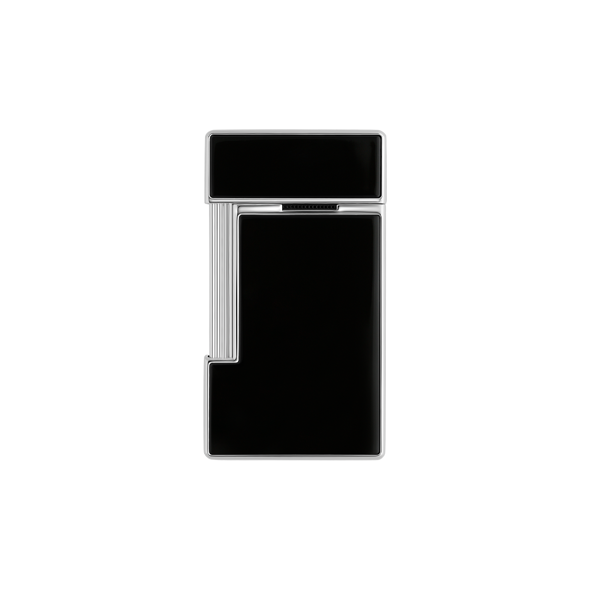 Зажигалка Slimmy 28221 Цвет Чёрный Отделка хромом и соверменным лаком | S.T. Dupont