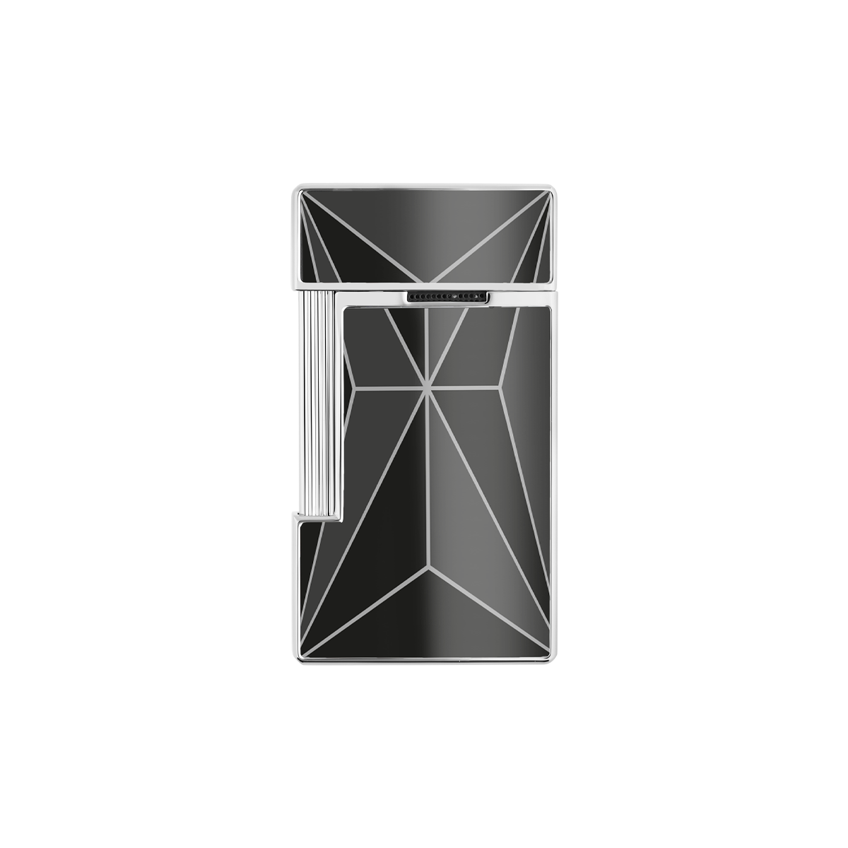 Зажигалка Slimmy 28277 Цвет Серый Отделка хромом и соверменным лаком | S.T. Dupont