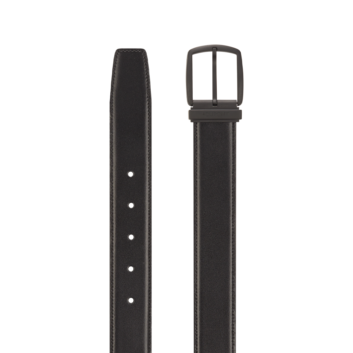 Ремень Line D 8350002 Цвет Чёрный Гладкая кожа, пряжка с матовым покрытием | S.T. Dupont