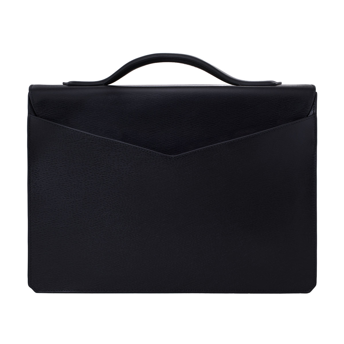 Портфель Line D 1SP102BK2 Цвет Чёрный Чёрная ребристая телячья кожа | S.T. Dupont