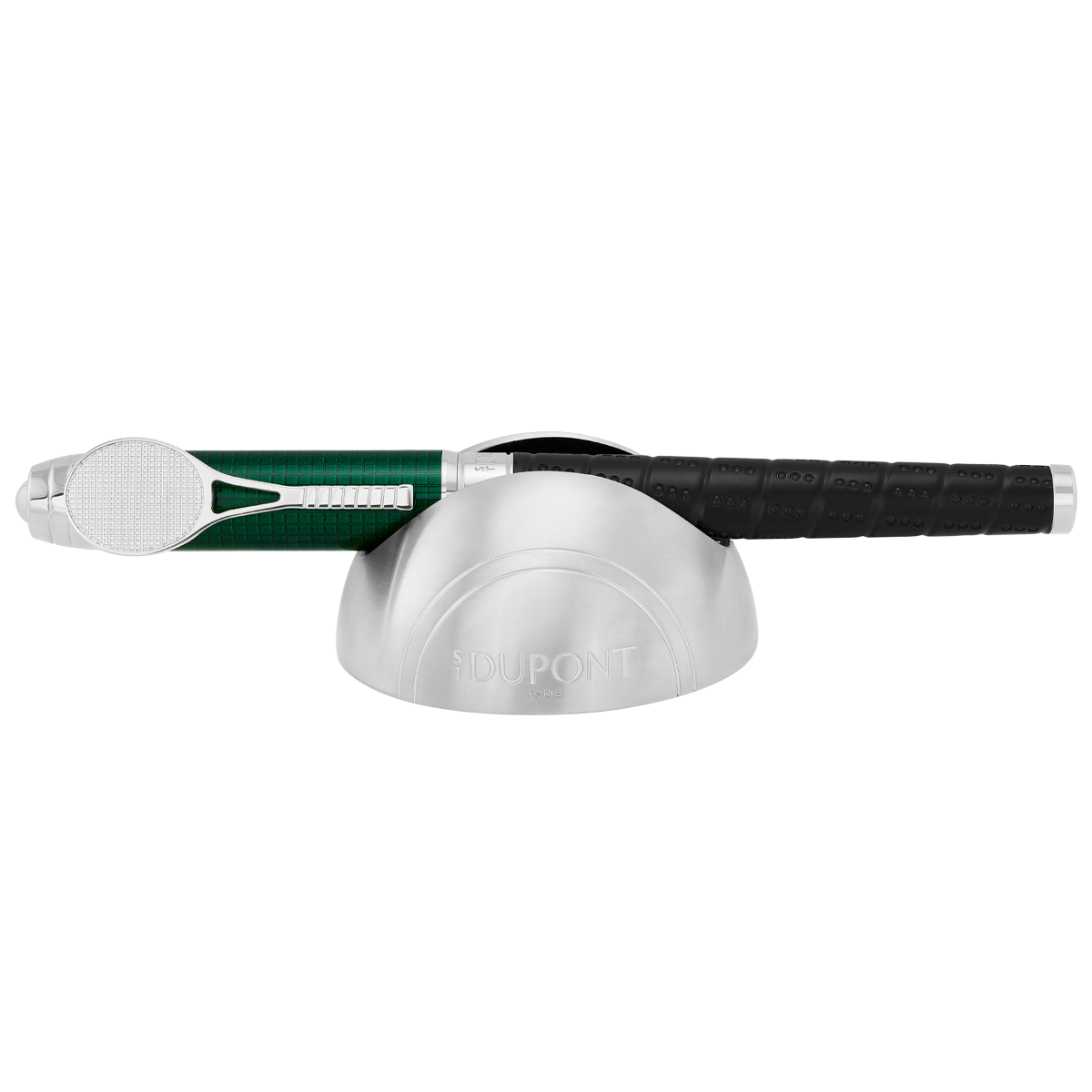 Ручка-роллер Tennis Sport 422006XL Цвет Зелёный Отделка палладием, чёрным IP покрытием, зелёным натуральным лаком | S.T. Dupont