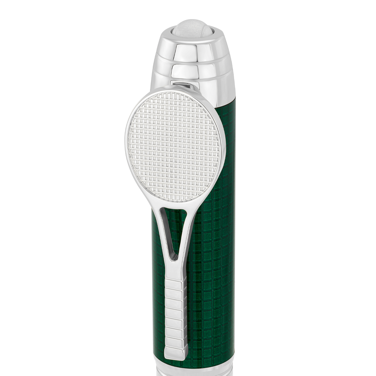 Ручка-роллер Tennis Sport 422006XL Цвет Зелёный Отделка палладием, чёрным IP покрытием, зелёным натуральным лаком | S.T. Dupont