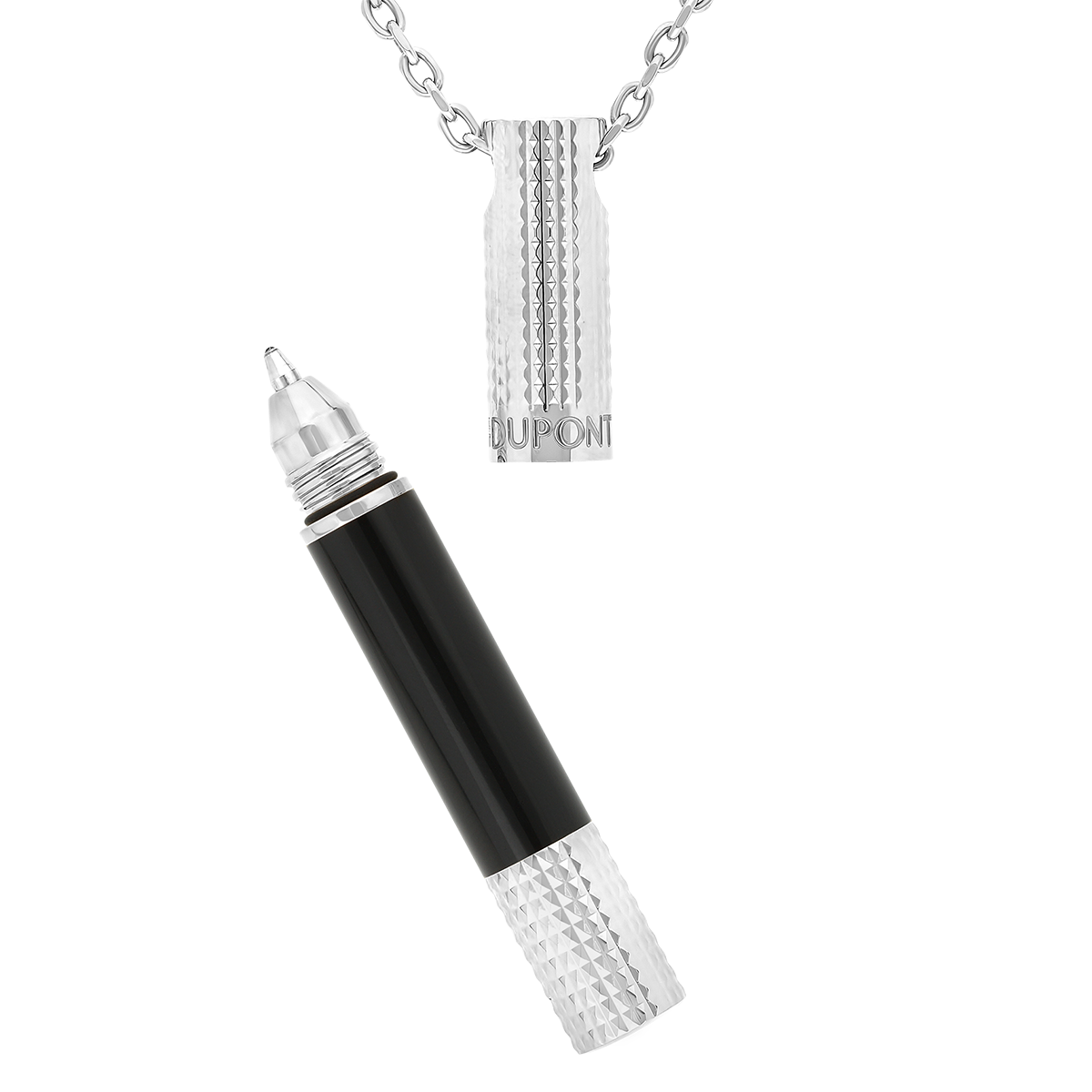 Шариковая ручка Mini Line D 700006 Цвет Чёрный Отделка хромом и лаком | S.T. Dupont