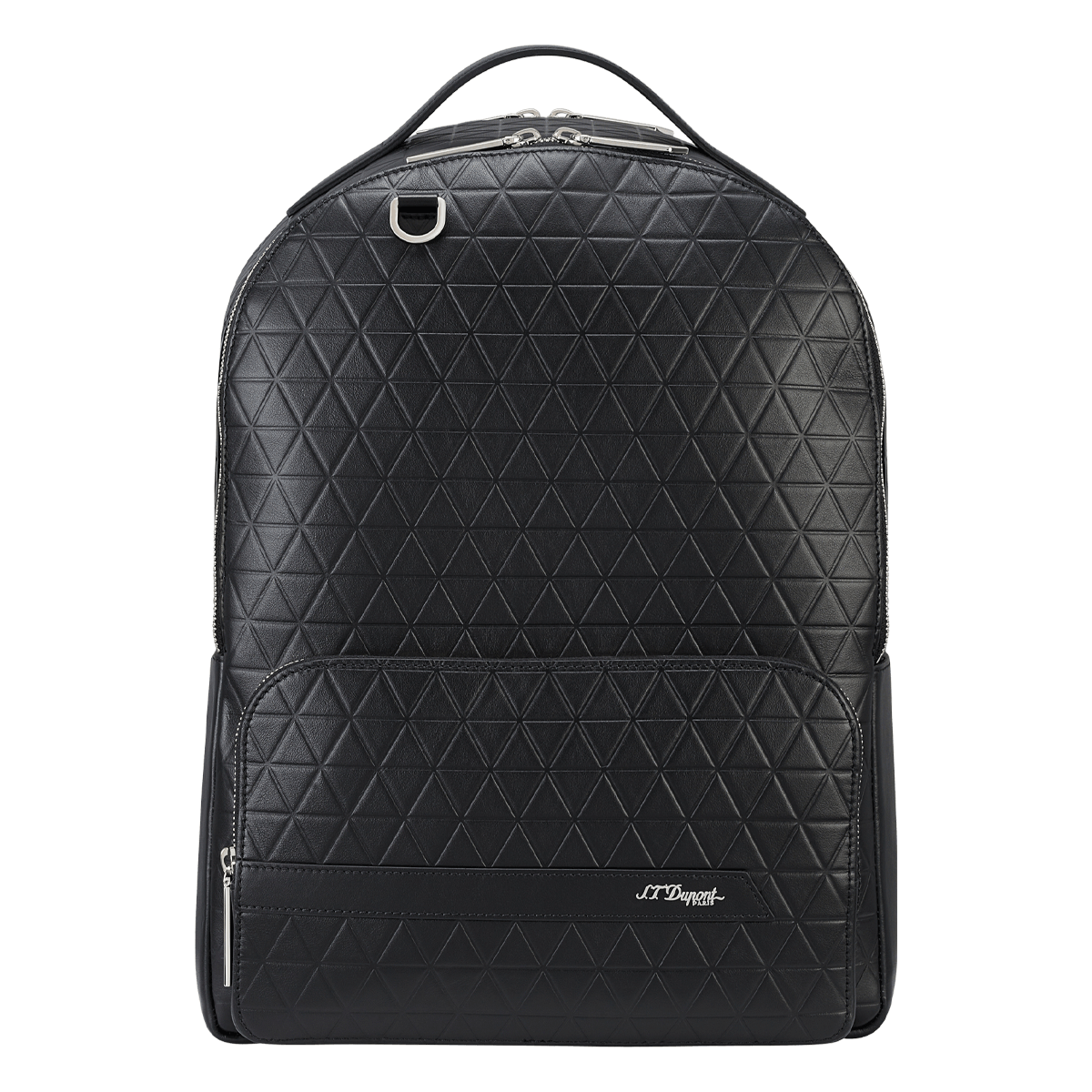 Рюкзак Firehead 160004 Цвет Чёрный Чёрная гладкая кожа с тиснением | S.T. Dupont