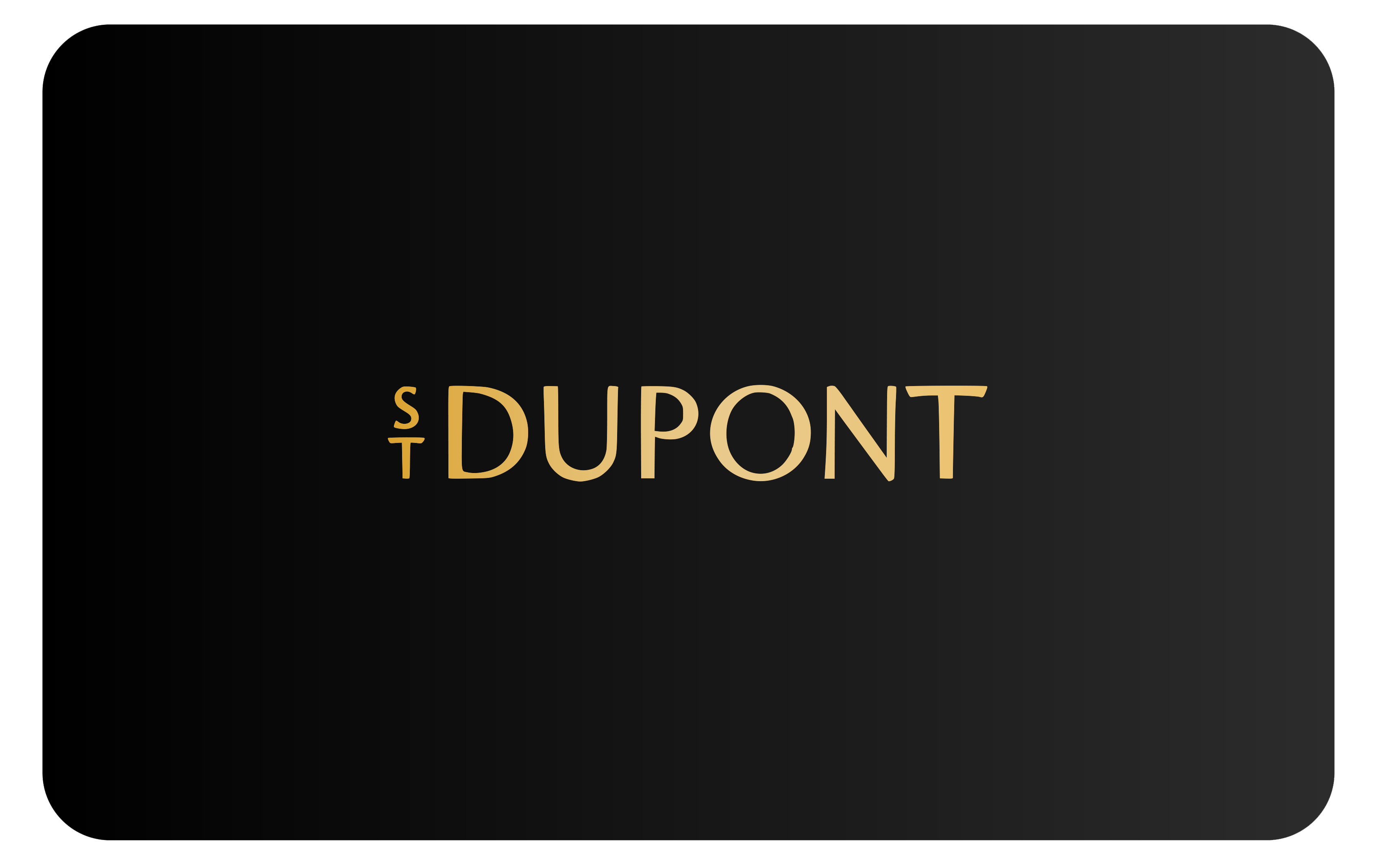 Подарочная карта Dupont - Черная DUPONT.VC.002 Цвет Чёрный Подарочная карта | S.T. Dupont
